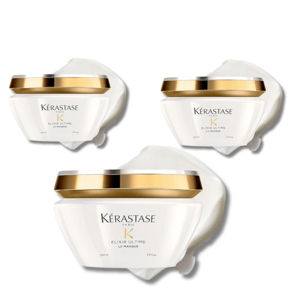 Kerastase Elixir Ultime Le Masque Shine Hair Mask 200ml 3 Pack