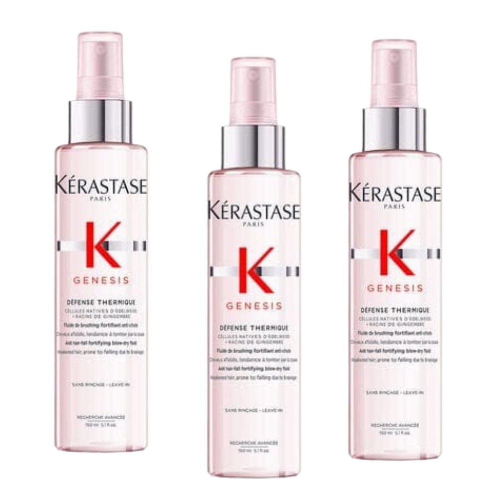 Kerastase Genesis Défense Thermique Anti-Shedding Strengthening Heat Protective Hair Spray 150ml 3 Pack