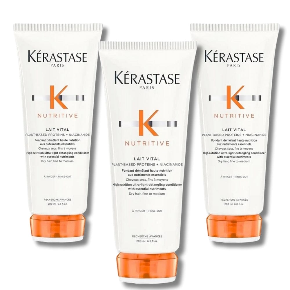 Kerastase Nutritive Lait Vital Conditioner for Dry Hair 200 ml 3 Pack
