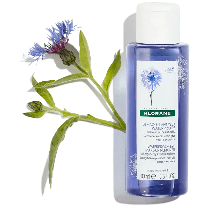 Klorane Dual Phase Waterproof Eye Make-Up Remover 100 ml -2 Pack