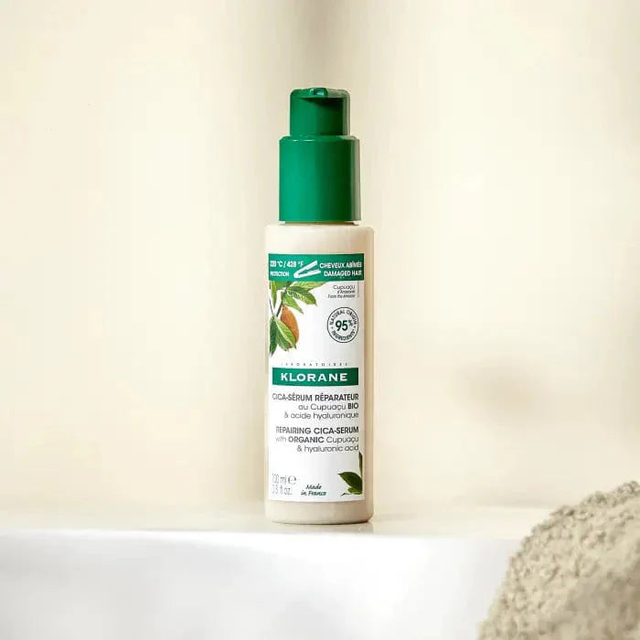 Klorane Repairing Cica-Serum with Organic Cupuaçu & Hyaluronic Acid 100 ml