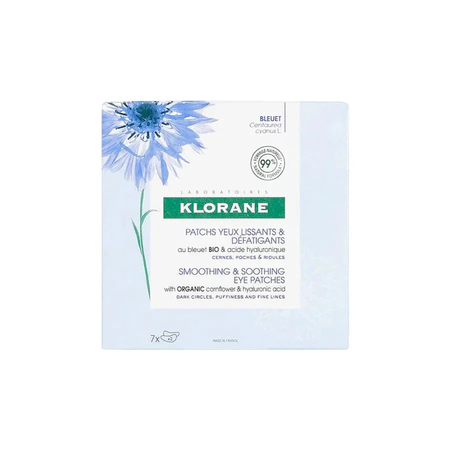 Klorane Smoothing and soothing Eye patches with Organic Cornflower