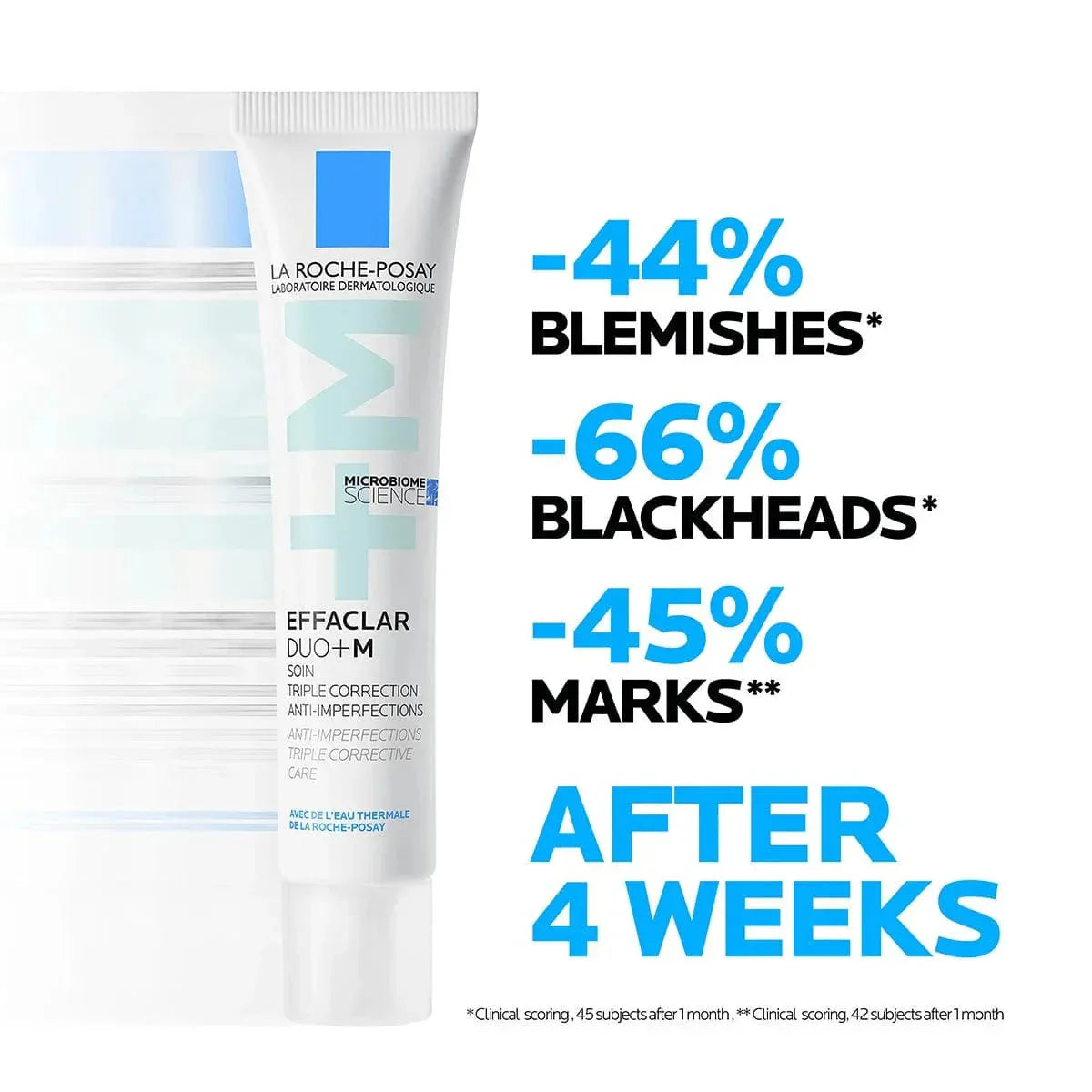 La Roche Posay Effaclar Cleansing Gel for Oily Skin 200 ml & Effaclar Duo+ M  Cream 40 ml