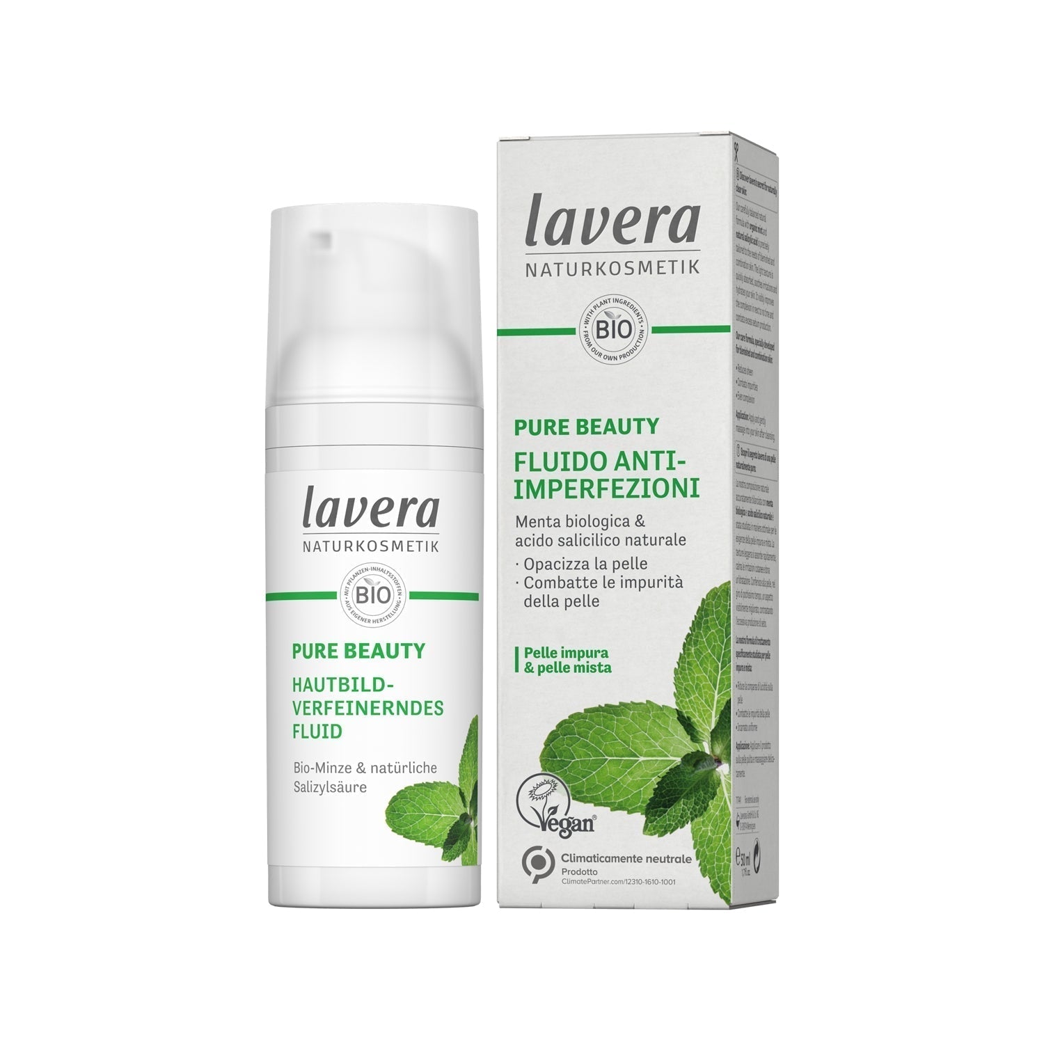 Lavera Pure Beauty Anti-Shine Moisturizing Cream 50 ml