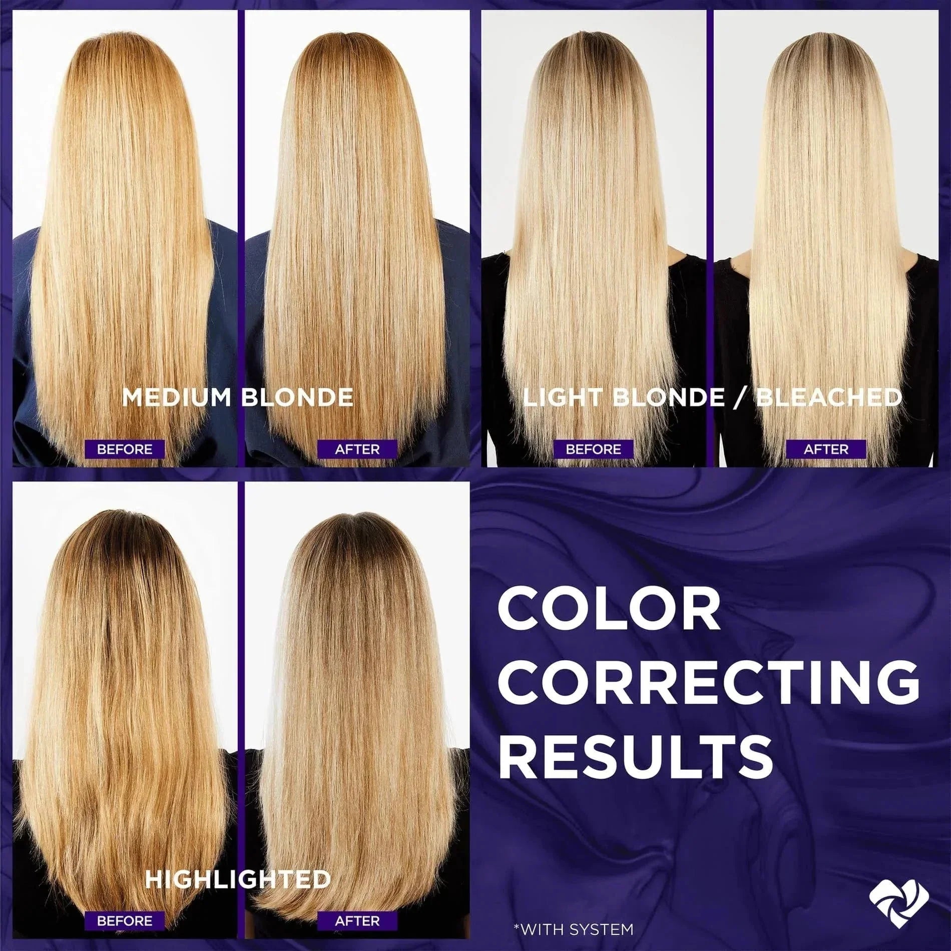 Loreal Elseve Color Vive Anti-Orange Purple Shampoo 200 ml 3 Pack