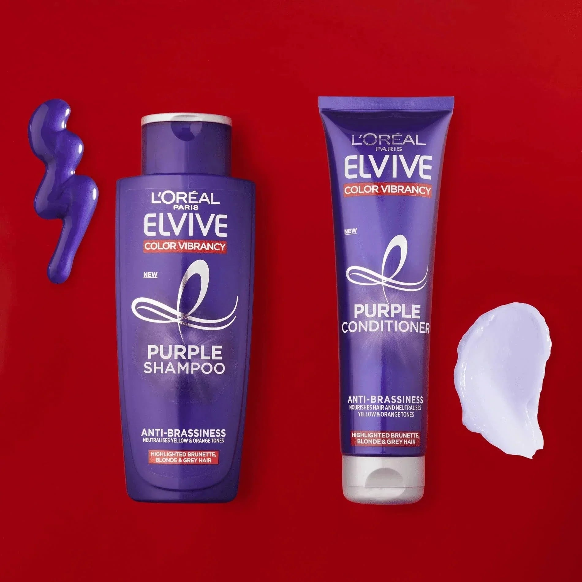Loreal Elseve Color Vive Anti-Orange Purple Shampoo 200 ml 3 Pack