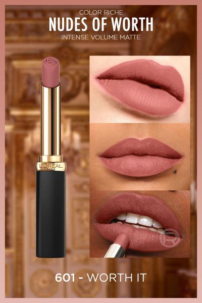 Loreal Paris Color Riche Intense Volume Matte Lipstick -601 Worth ItGATH