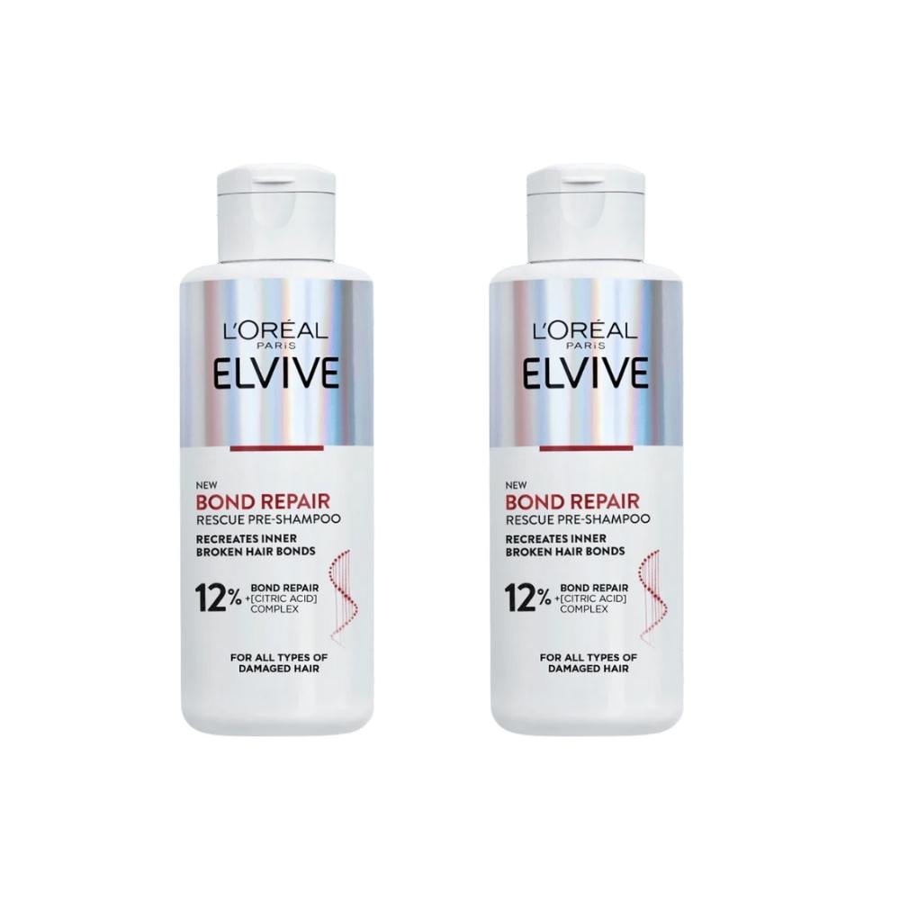 Loreal Paris Elseve Bond Repair Shampoo Treatment 200 ml - 2 Pack