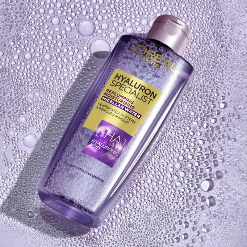 Loreal Paris Hyaluron Expert Skin Plumping Moisturizer Micellar Cleansing Water 200 ml