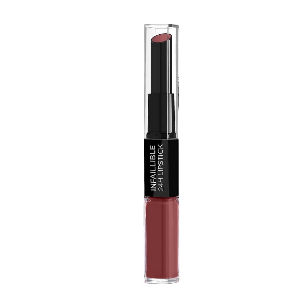 Loreal Paris Infallible Longwear 2 Step Lipstick -801 Toujours Toffee