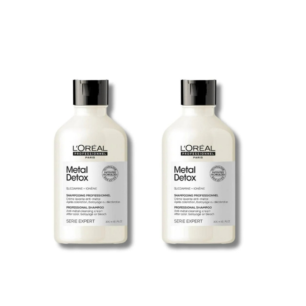 Loreal Professionnel Paris Serie Expert Metal Detox Anti Metal Purifying Shampoo 300 ml 2 Pack