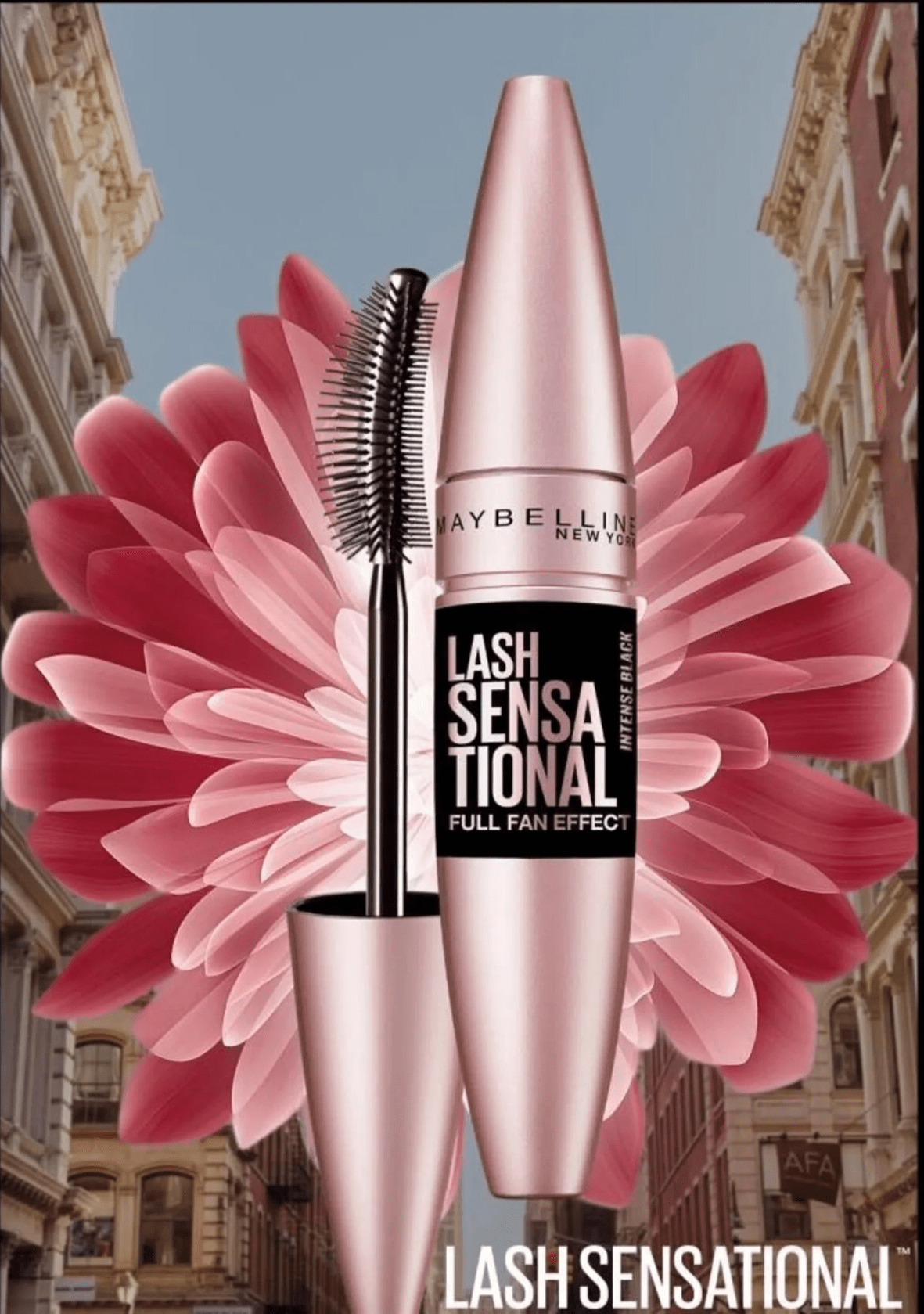 Maybelline New York Lash Sensational Intense Black Mascara with Fan Effect - Extra Black