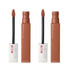Maybelline New York Super Stay Matte Ink Liquid Matte Lipstick - 75 Fighter Brown -2 Pack