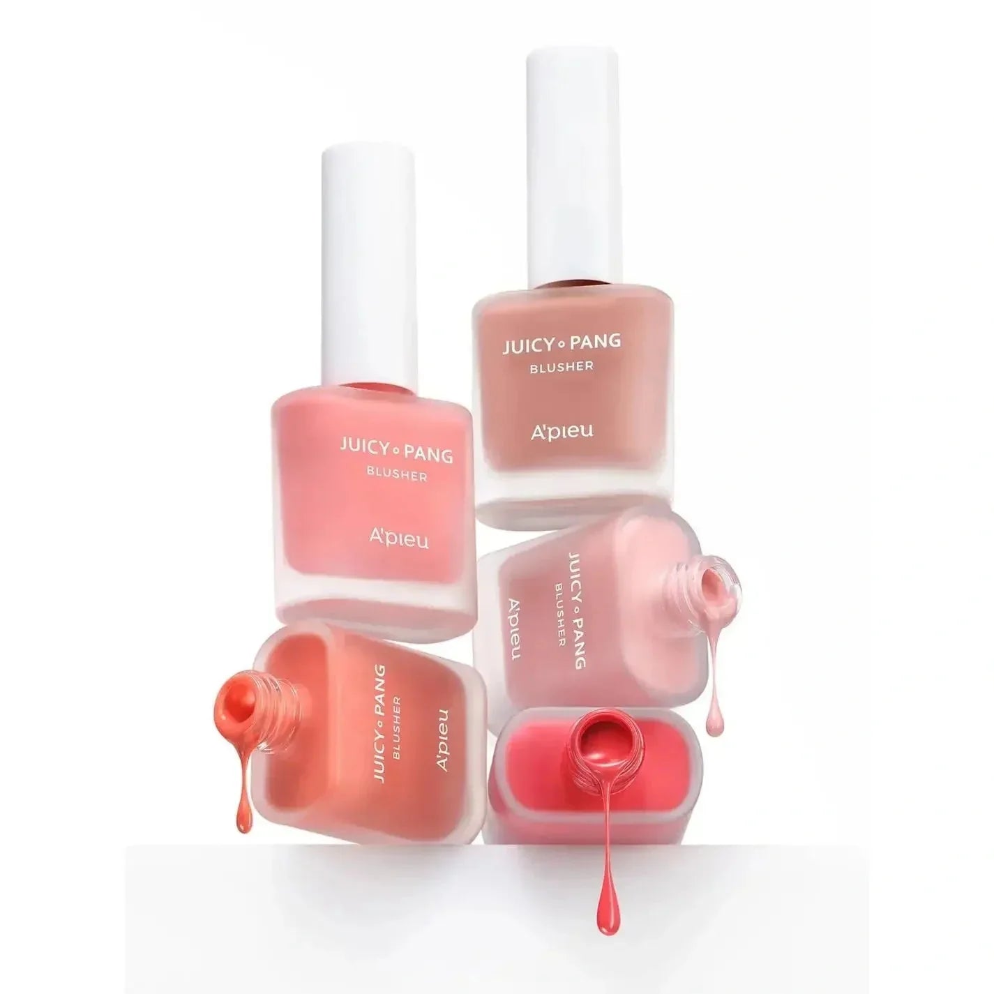 Missha Moisturizing Liquid Blush 9g for a Natural Look APIEU Juicy-Pang Water Blusher (BE01)