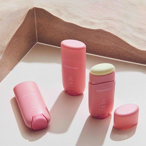 Moremo - Sun Stick Spf50+ Pa++++ Water Based Stik Uv Sunscreen Cream 16gr