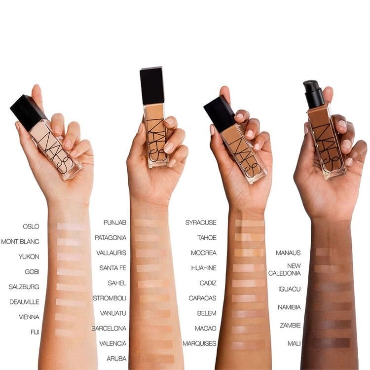 NARS Natural Radiant Longwear Foundation - 30 ML / Med.Dark 4 - Macao - Medium Dark Skin with Yellow Undertones