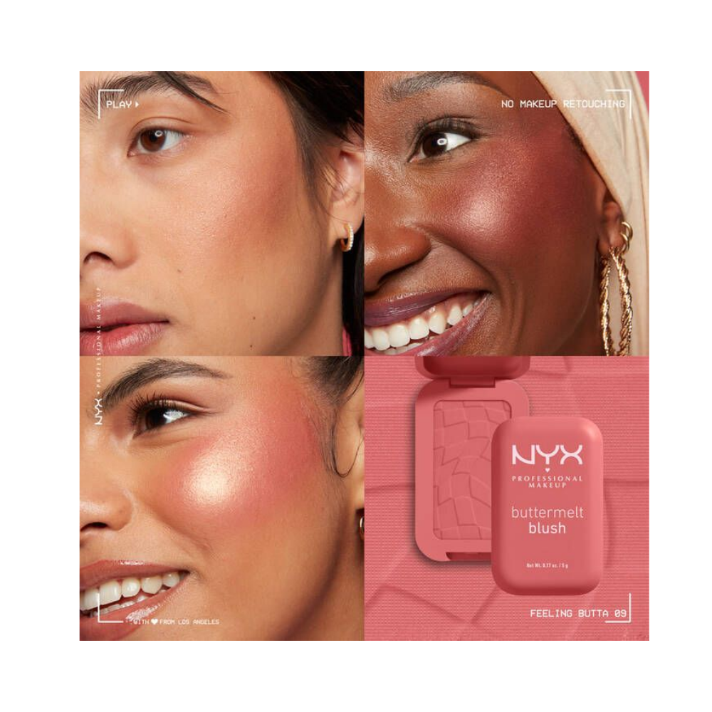 NYX Professional Makeup Buttermelt Blush Creamy - 09 Feelin Butta