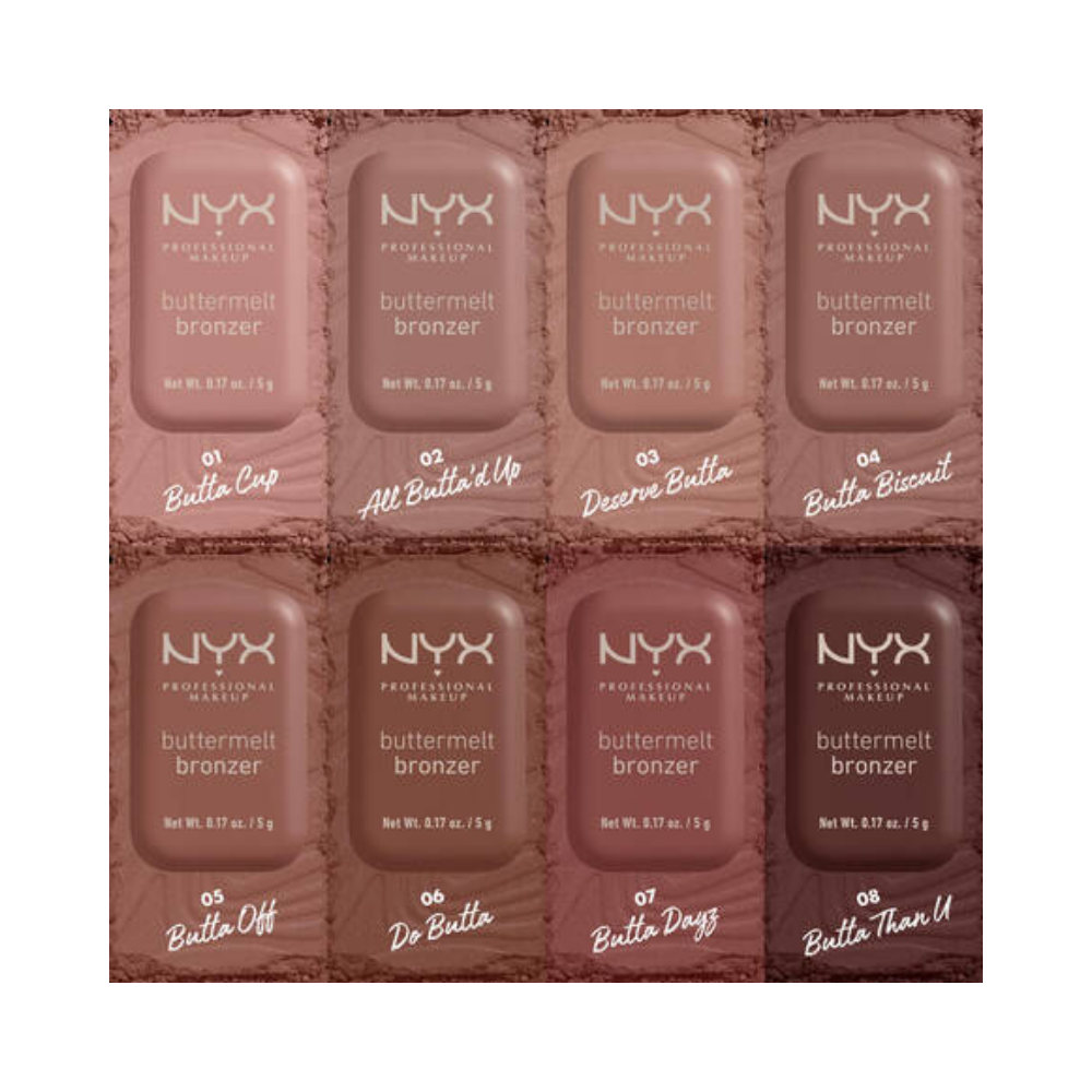 NYX Professional Makeup Buttermelt Bronzer -02 All Buttad Up