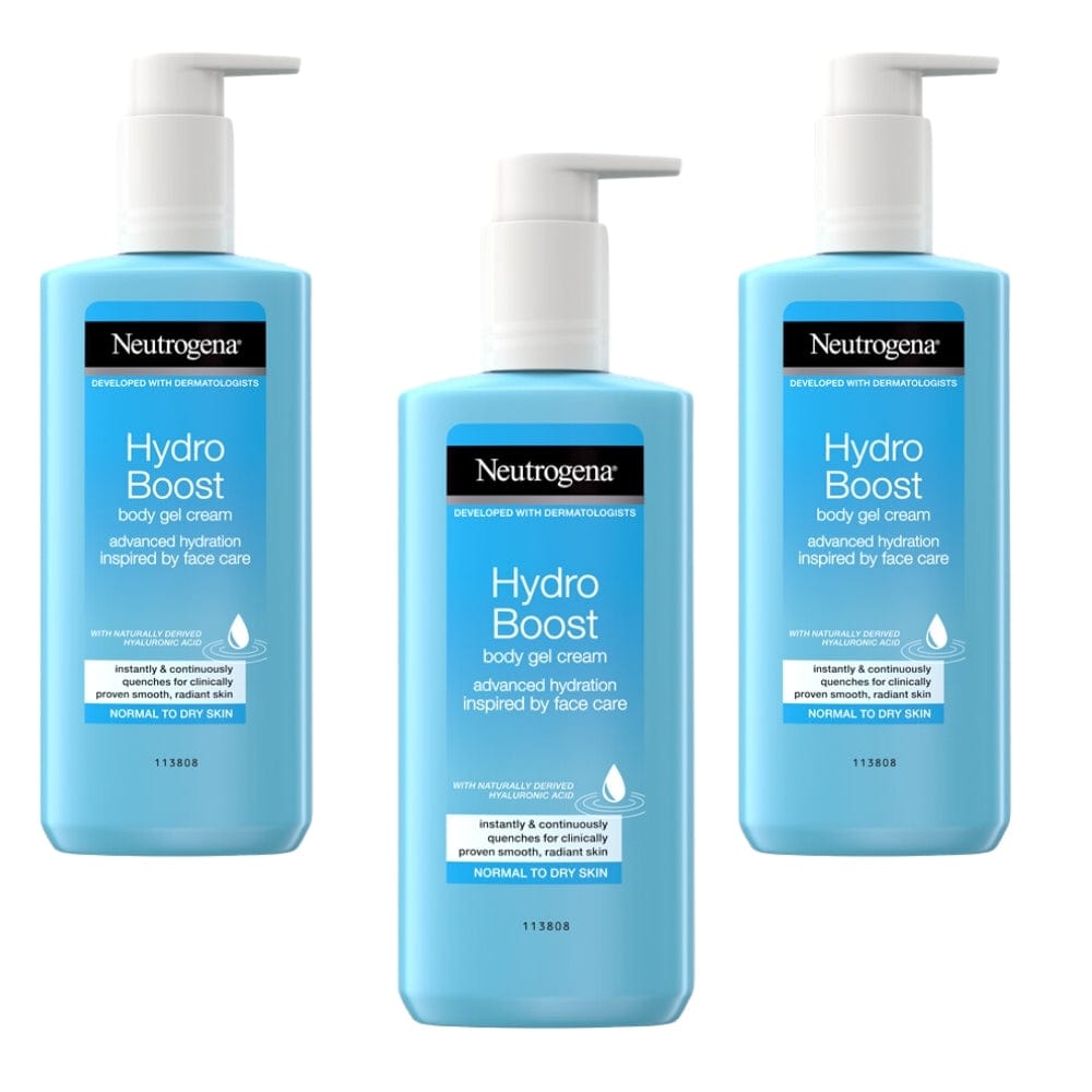 Neutrogena Hydro Boost Body Gel Cream 400ml / 13.5 fl oz 3 Pack