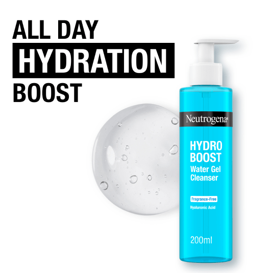 Neutrogena Hydro Boost Fragrance-Free Water Gel Cleanser 200ml / 6.8 fl oz