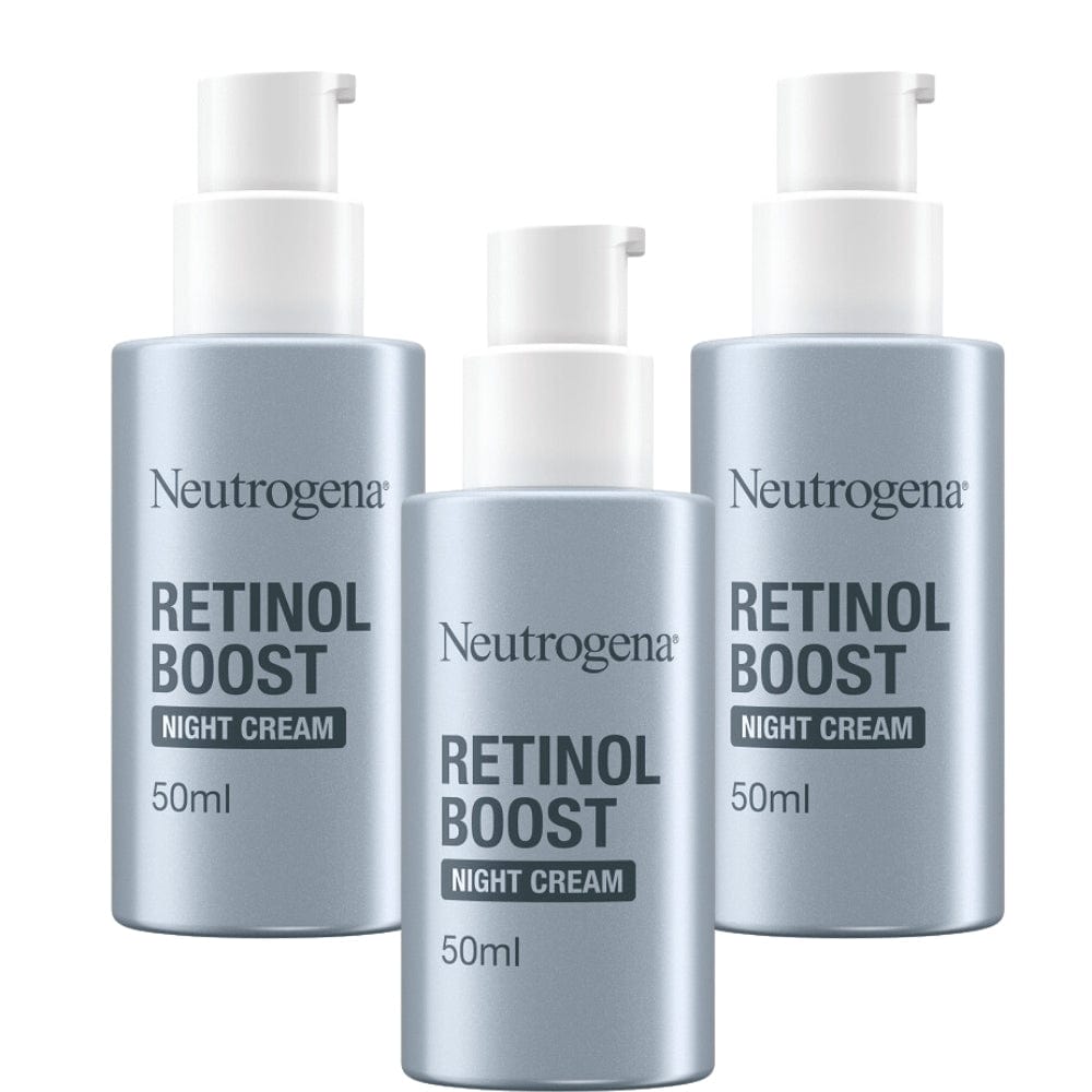 Neutrogena Retinol Boost Night Cream 50ml / 1.7 fl oz 3 Pack
