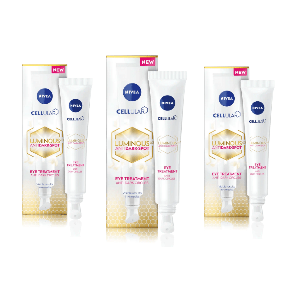 Nivea Cellular Luminous 630 Anti-Dark Circle SPF50 Eye Cream  15ml / 0.5 fl.oz - 3 Pack