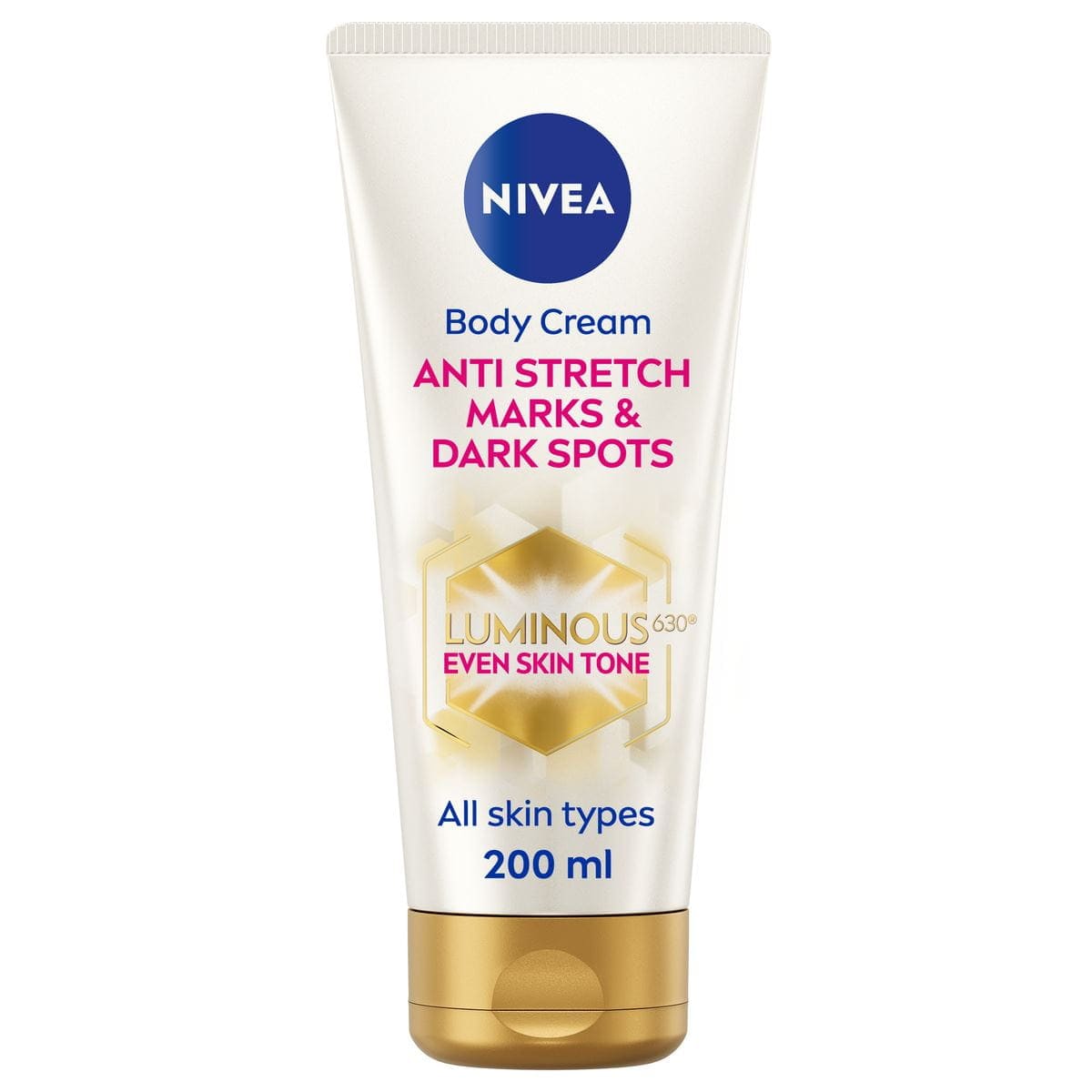 Nivea Luminous 630 Anti Stretch Marks & Dark Spots Body Cream 200ml / 6.8 fl oz