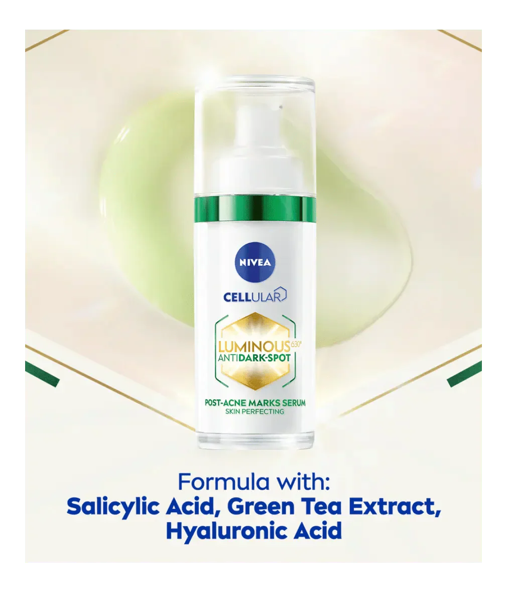 Nivea Luminous 630 Post-Acne Mark Skin Perfecting Serum 30ml / 1 fl.oz