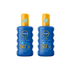 Nivea Sun Kids Protect & Care Coloured Sun Cream Spray SPF50+ 200ml / 6.8 fl.oz - 2 Pack