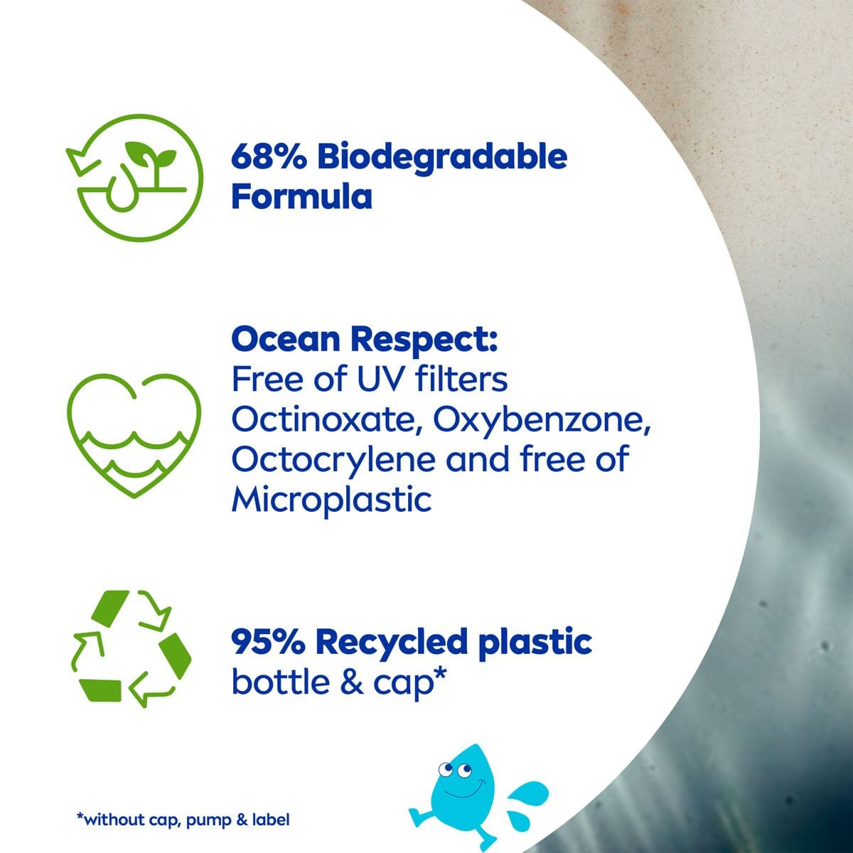 Nivea Sun Kids Protect & Care Coloured Sun Cream Spray SPF50+ 200ml / 6.8 fl.oz - 3 Pack