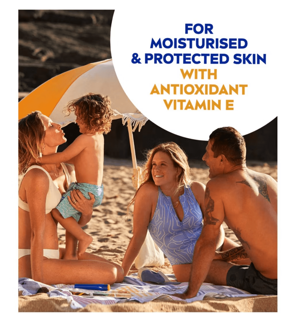 Nivea Sun Protect & Moisture Sun Cream Lotion SPF50+ 200ml / 6.8 fl.oz - 2 Pack