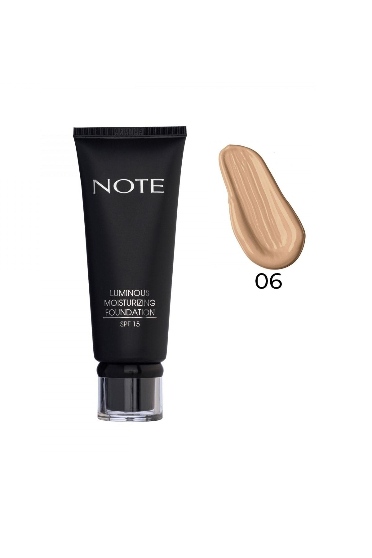 Note Cosmetics Luminous Moisturizing Foundation 06 Dark Honey 30 ml