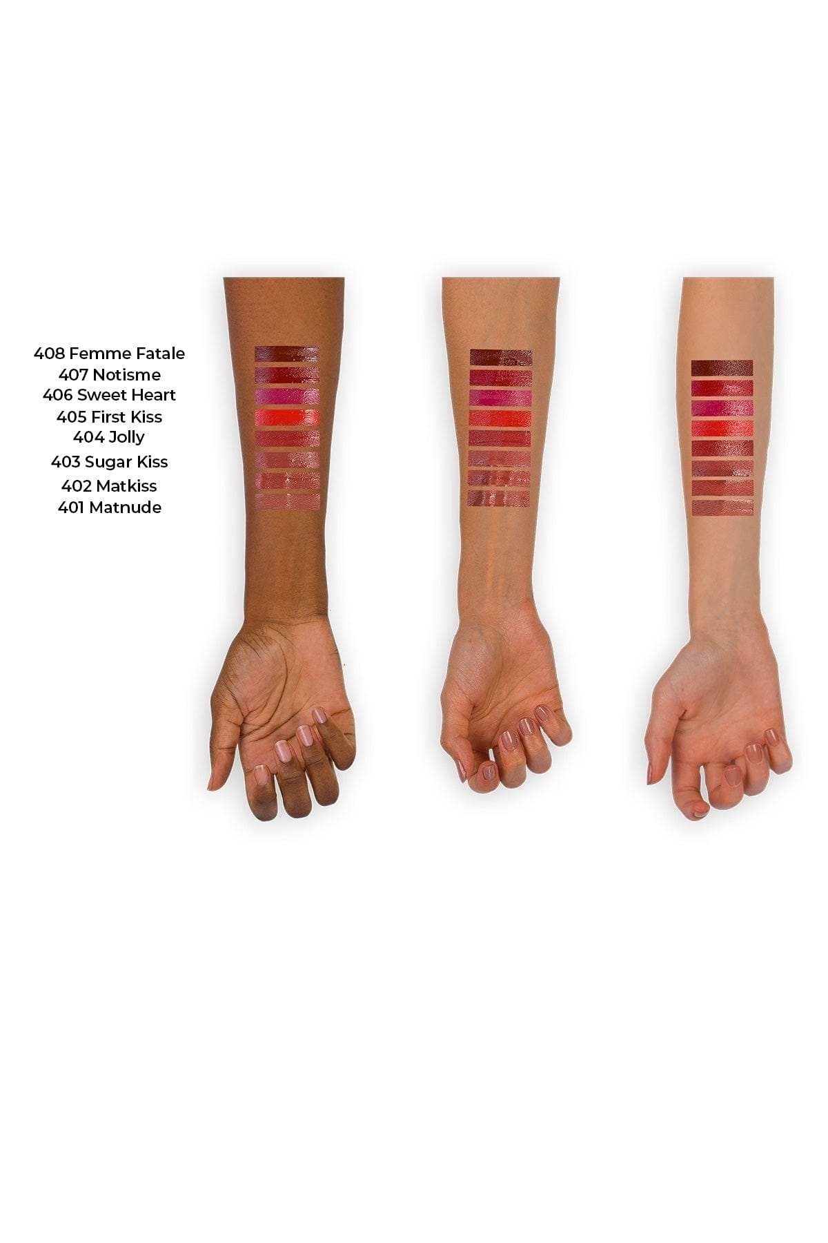 Note Cosmetics Mattemoist Lipgloss Semi Matte Satin Finish Liquid Lipstick-406 Sweet Heart