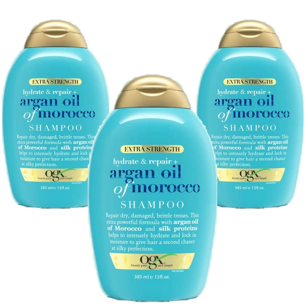 OGX Argan Oil of Morocco Shampoo 385 ml 3 Pack