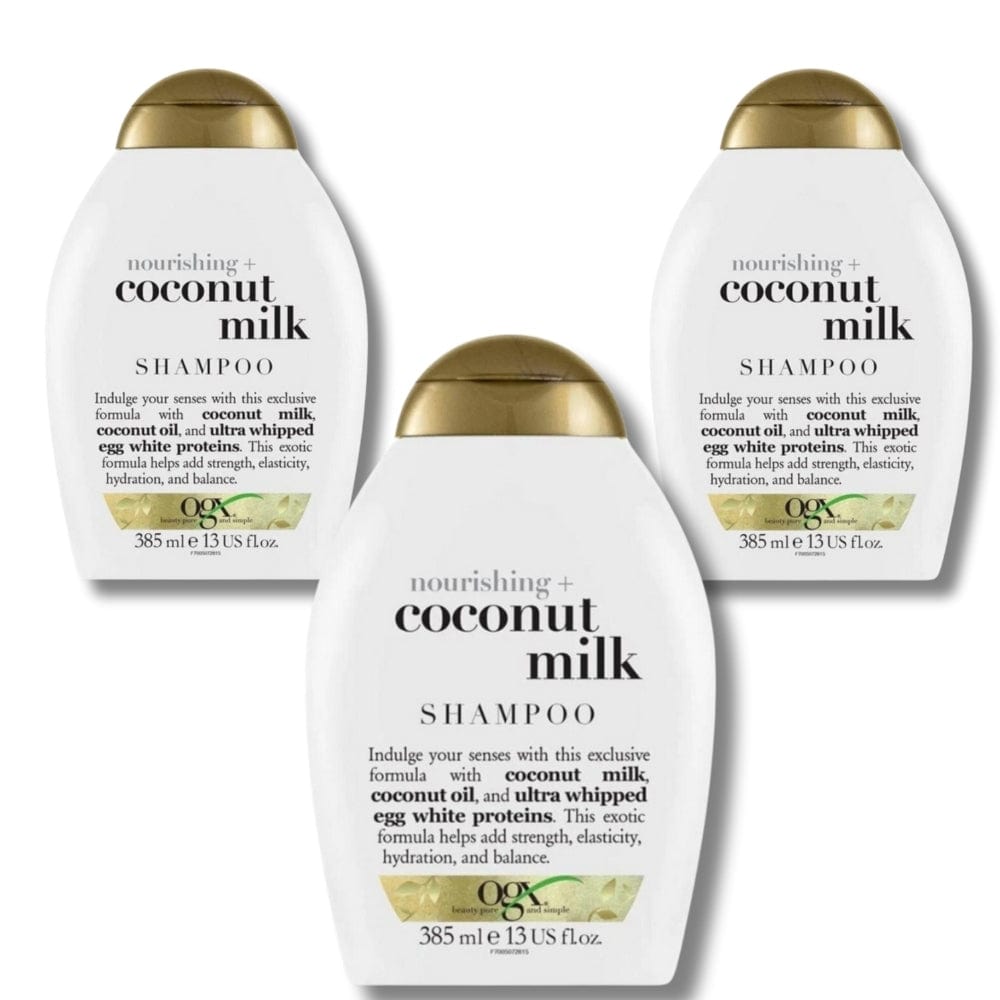 OGX Shampoo Nourishing Coconut Milk 385 ml 3 Pack