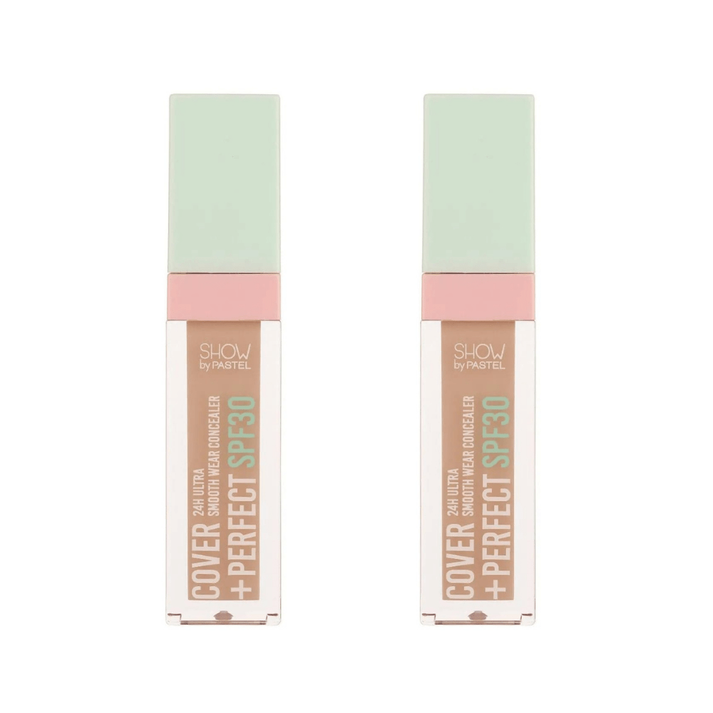 Pastel Cover Perfect 30spf Ultra Concealer - 306 Caramel -2 Pack