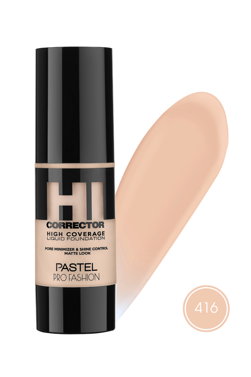 Pastel High Coverage Liquid Foundation - 416