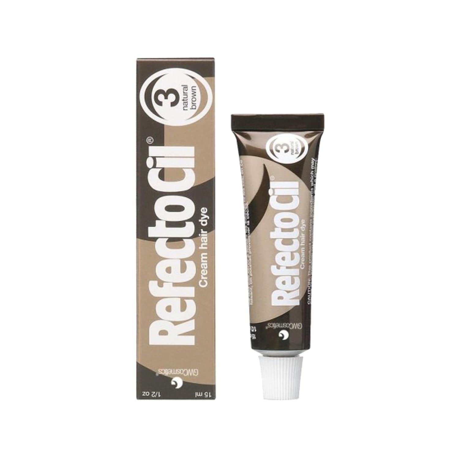 RefectoCil Eyebrow and Eyelash Dye No:3 Natural Brown 15 ml