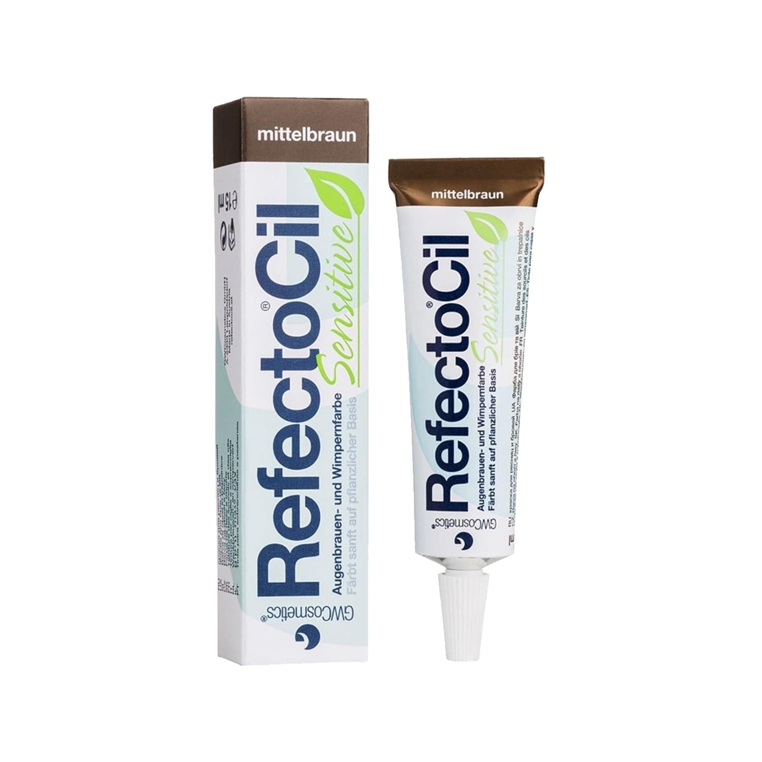 RefectoCil Sensitive Medium Brown Eyebrow and Eyelash Dye Medium Brown 15 ml