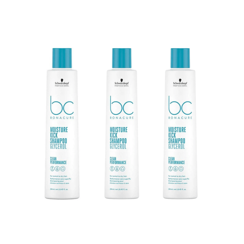 Schwarzkopf Bonacure Bc Clean Moisture Restoring Shampoo 250 ml 3 Pack