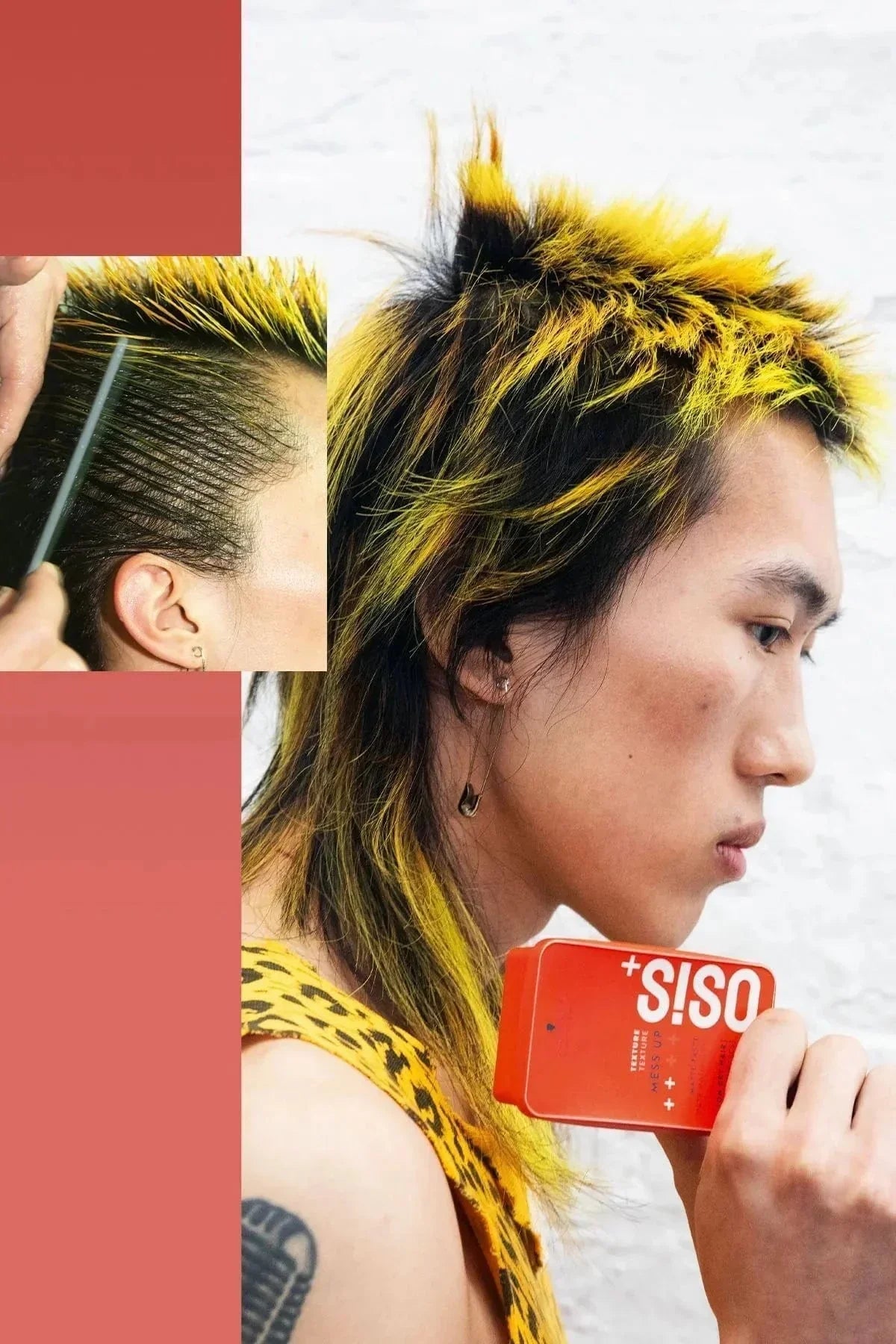 Schwarzkopf Osis Mess Up Matte Styling Gum Paste 100ml | Medium Hold Matte Look Easy Shape Flexible Wax 3 Pack