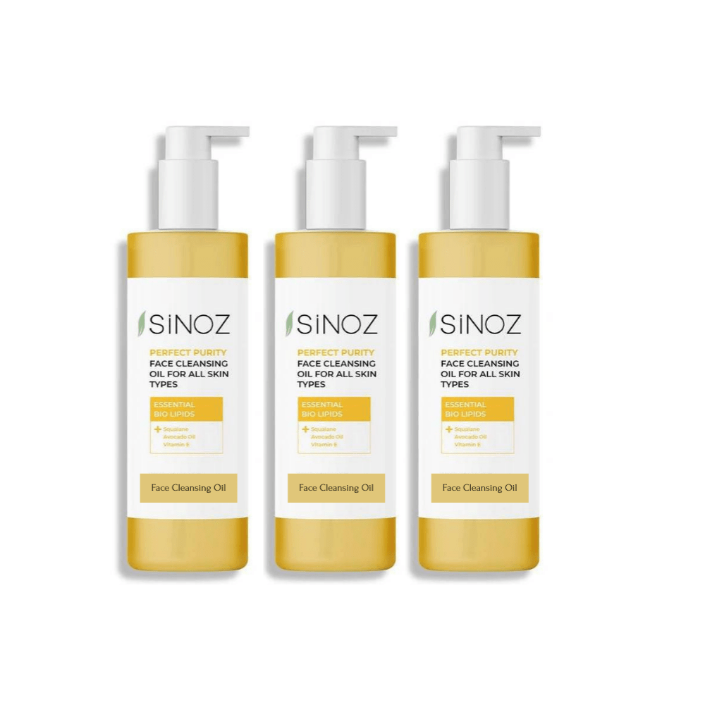 Sinoz Perfect Purity Face Cleansing Oil 400 ml 3 Pack