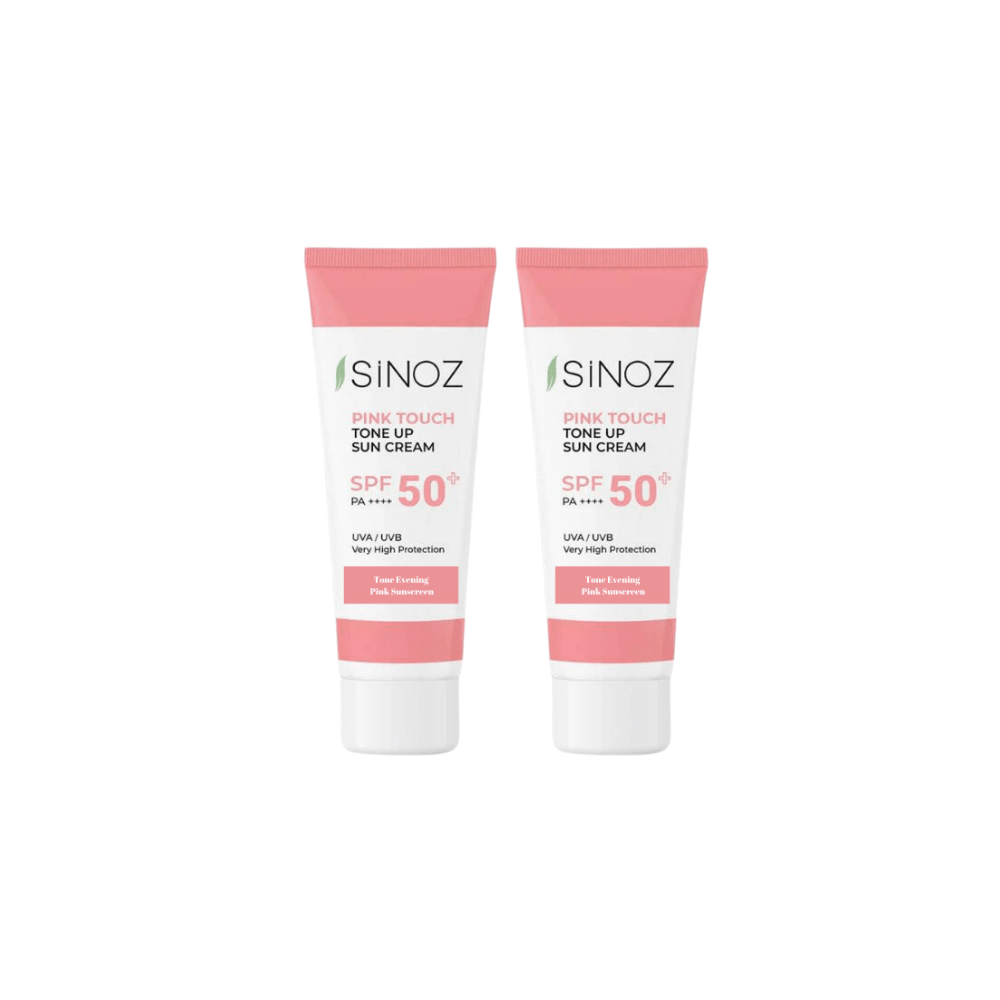 Sinoz Spf50+ Tone Equalizer Pa++++ Pink Sunscreen 50 ml 2 Pack