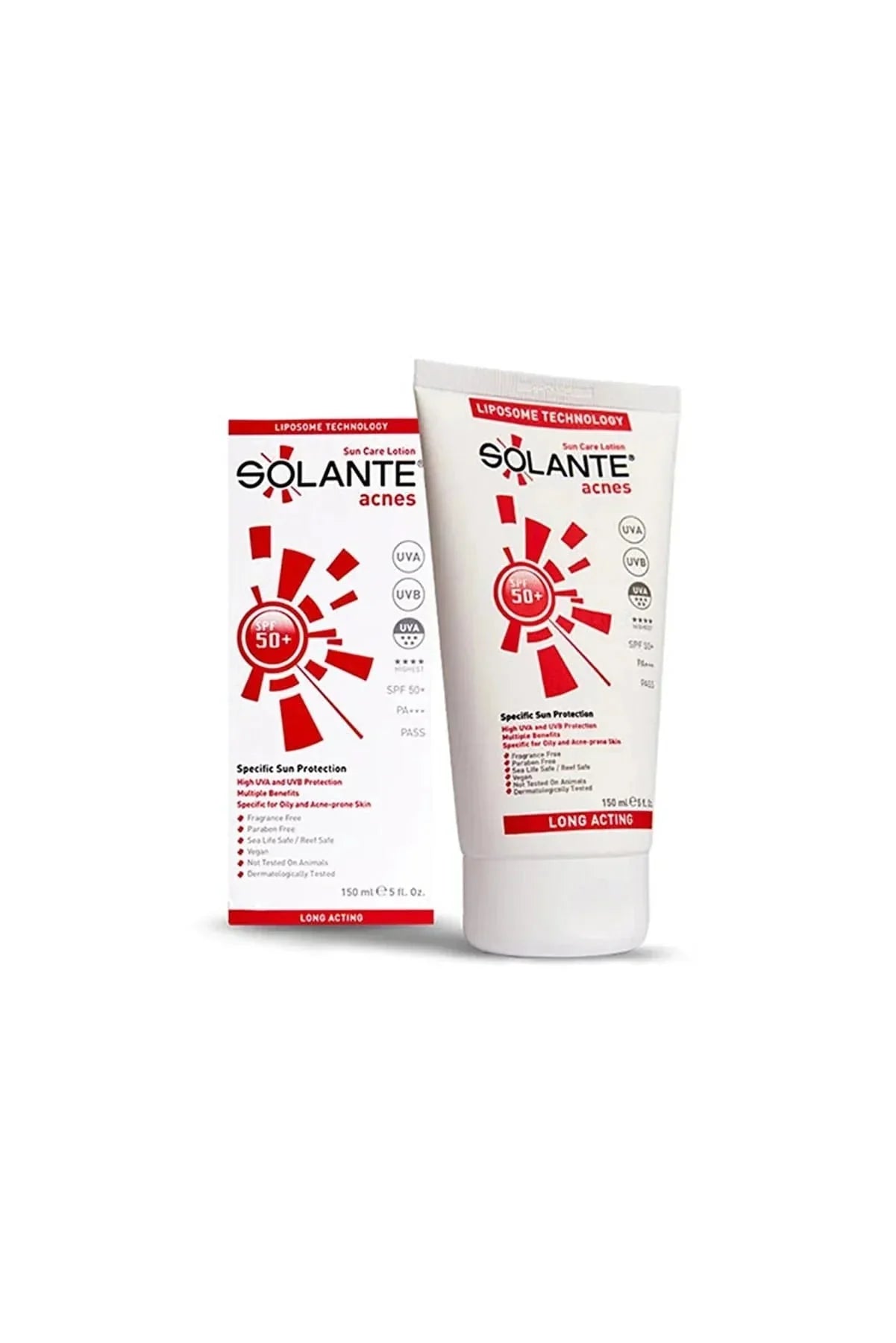 Solante Acnes Sun Care Lotion SPF 50+ 150 ml