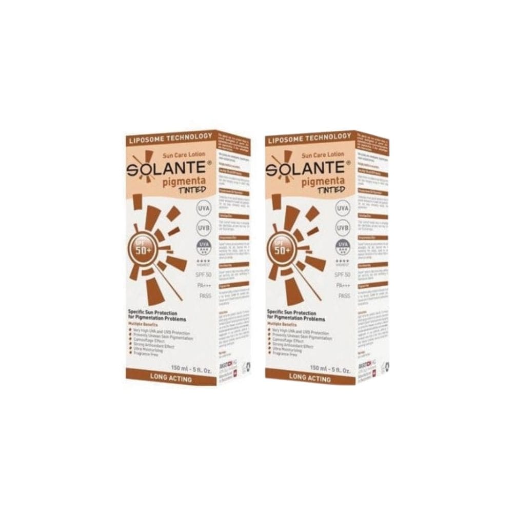Solante Pigmenta Tinted Lotion SPF 50+ 150 ml 2 Pack