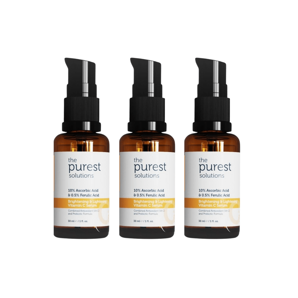 The Purest Solutions Brightening Tint Equalizer & Vitamin C Serum 30ml 3 Pack