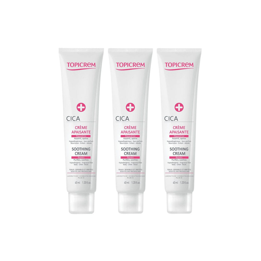 Topicrem Cica Moisturising Cream 40 ml 3 Pack