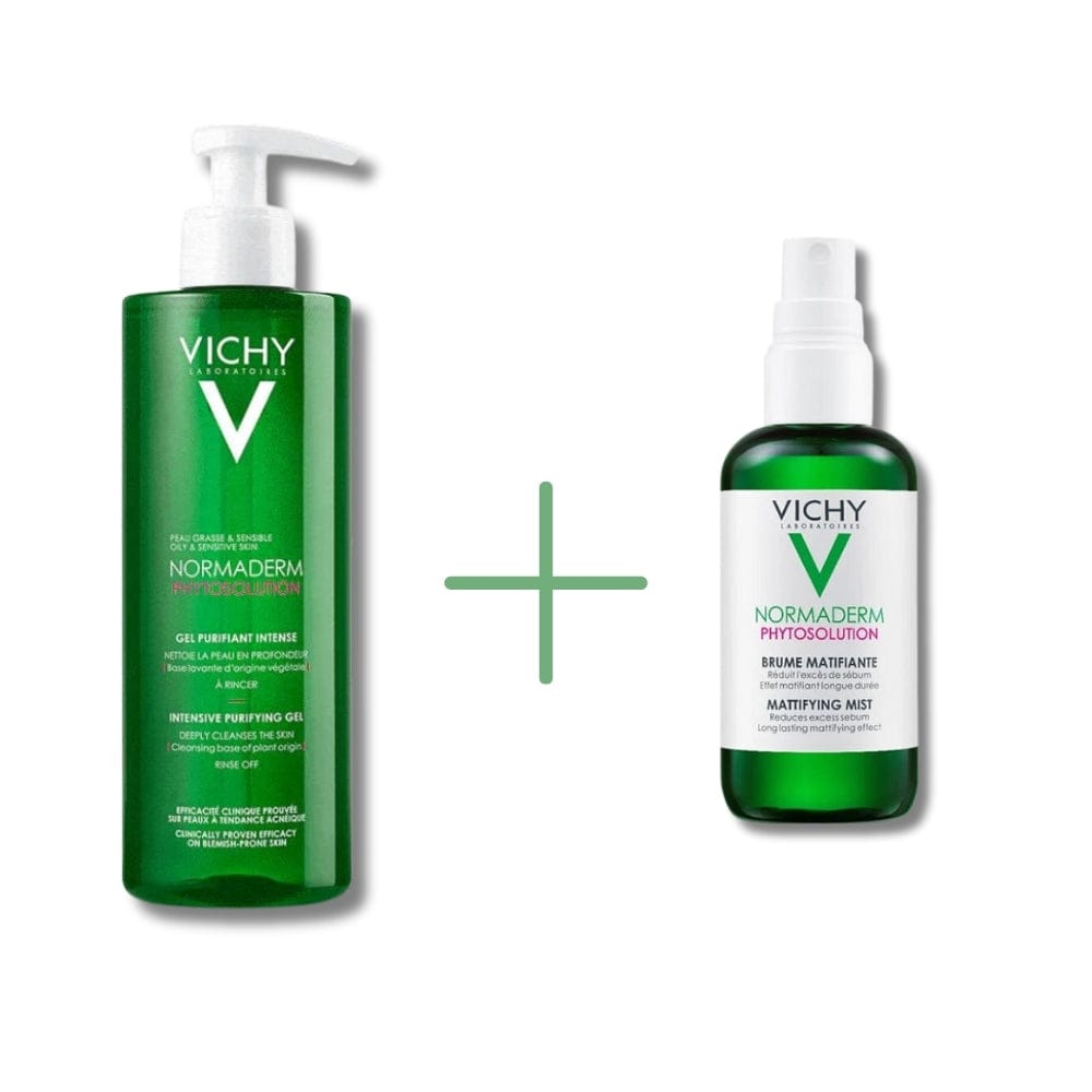Vichy Normaderm Phytosolution Purifying Gel 400 ml & Vichy Normaderm Phytosolution Anti-Glare Spray 100 ml