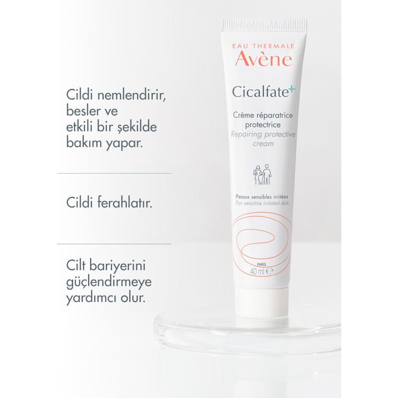 Avene Cicalfate+ Yıpranmış Hassas Ciltlerin Yatışmasına ve Onarılmasına Yardımcı Bakım Kremi 40 ml - Melori