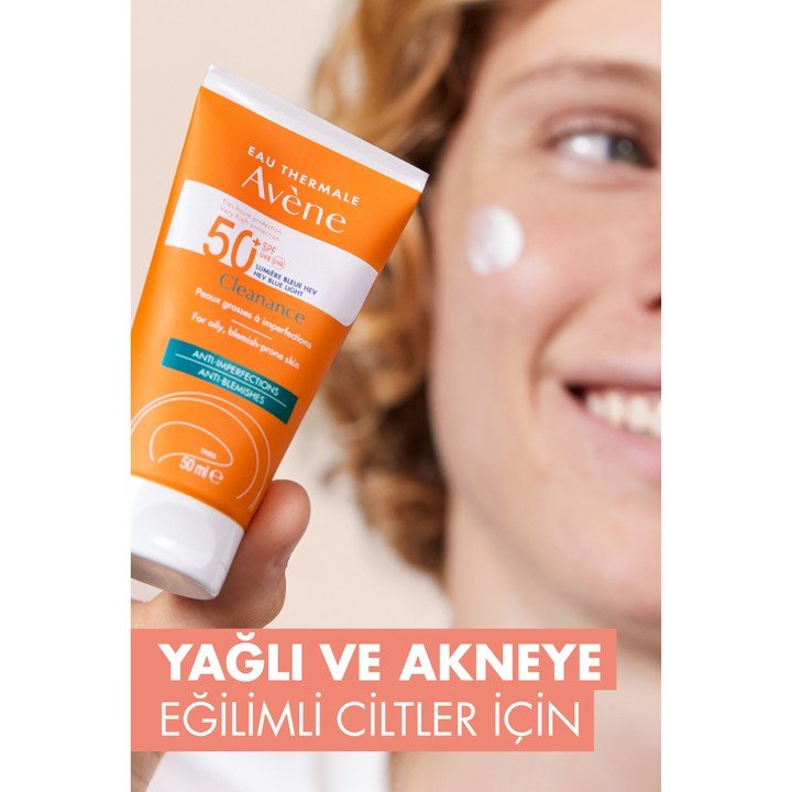 Avene Cleanance SPF50+ Yağlı ve Akneye Eğilimli Ciltler İçin Yüksek Korumalı Güneş Kremi 50 ml - Melori
